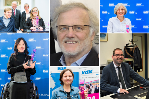 Collage mit sechs Port&auml;tbildern der vilmA-Preistr&auml;gerinnen und Preistr&auml;ger aus den letzten 10 Jahren.