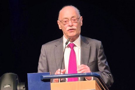 NRW-Präsident Horst Vöge am Rednerpult