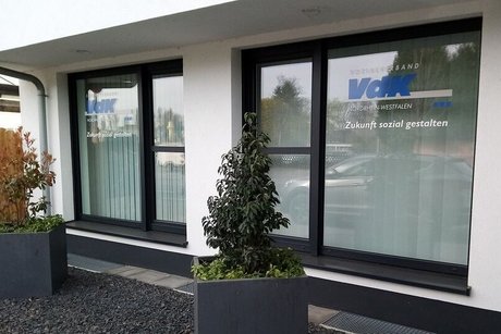Fassade der Geschäftsstelle des Kreisverbands Düren