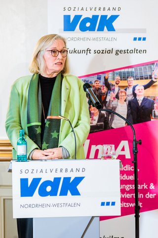 Laudatorin: Sabine Hellmann-Flocken, Ministerium für Arbeit, Gesundheit und Soziales NRW