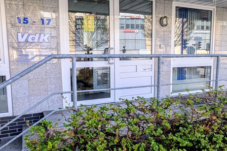 Außenfassade der Geschäftsstelle in Siegen