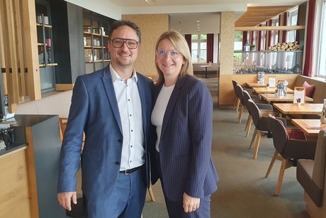 Leitung VdK-Hotel Susanne und Daniel Welter, die Leitung des Hotels