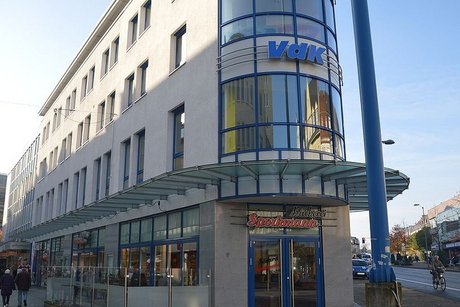 Moderne Fassade der Geschäftsstelle des Kreisverbands Bottrop