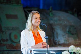 VdK-Präsidentin Verena Bentele hob hervor: "Der VdK NRW zeichnet sich seit 75 Jahren durch vollen Einsatz, sozialrechtliche Vertretung und Spaß an der Gemeinschaft aus."