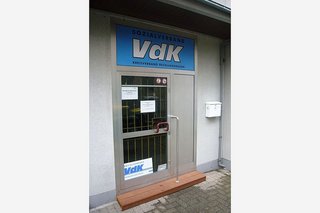 Eingang zur Geschäftsstelle des Kreisverbands Recklinghausen