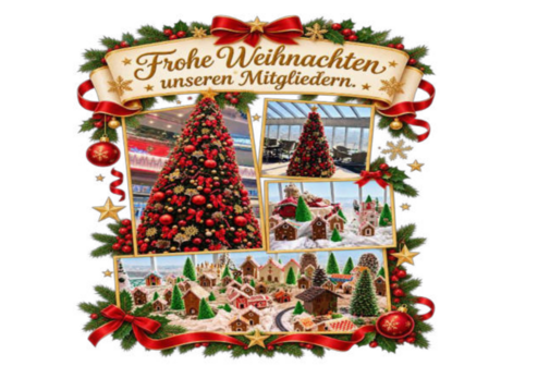 Abbildung weihnachtlicher Motive und Landschaften