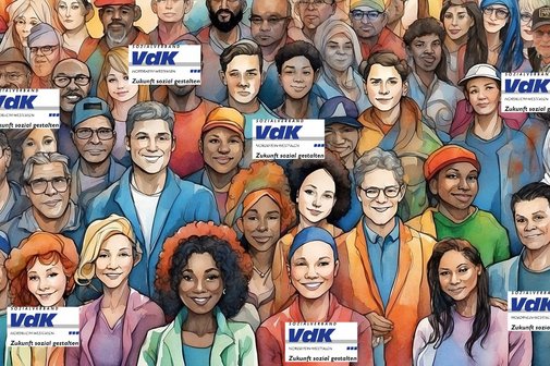 Ehrenamtliche Menschen