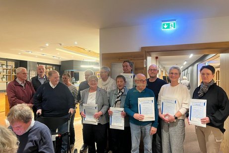 Jubilar Ehrung für 10 und 25 Jahre