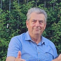 Foto, Mann mit grauen Haaren