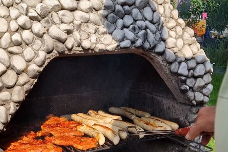 so sah der Grill aus