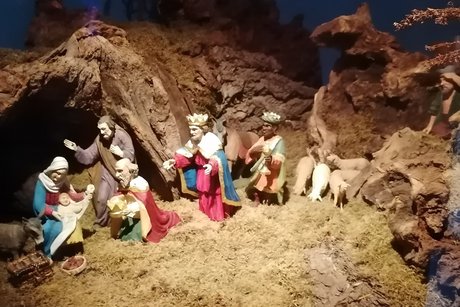 Im Krippenmuseum Klüsserath Eine Krippe im Krippenmuseum Klüsserath
