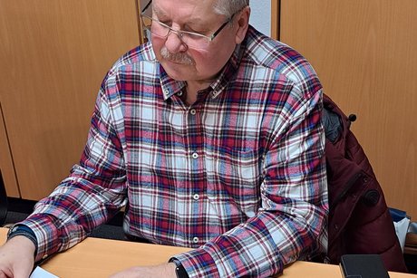 Sie sehen den Sozialberater Herr Michael Henning