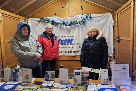 VdK auf dem Duisburger Weihnachtsmarkt