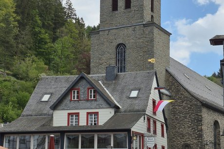 Innenstadt von Monschau.