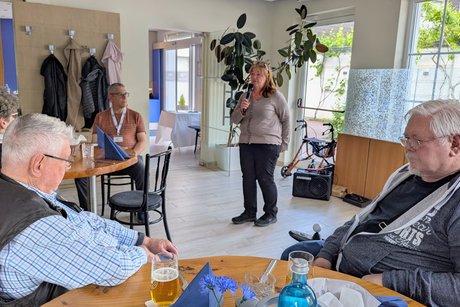 Blick auf die Referentin
