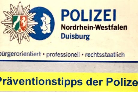 Titel der Broschüre der Polizei NRW