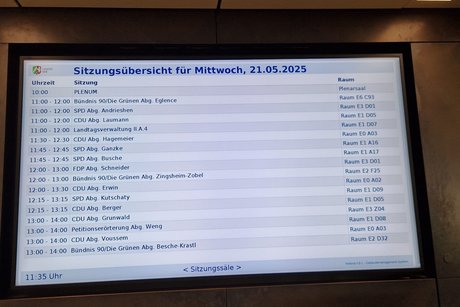 Impressionen vom Landtag