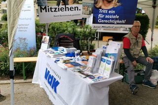 VdK-Infostand bei AWO-Sommerfest