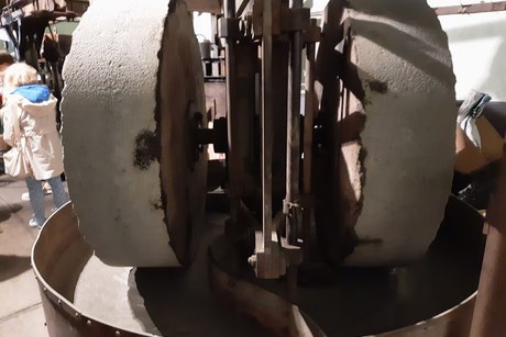 Mahlrad für die mechanische Ölpresse