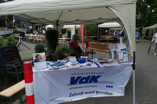 VdK-Infostand bei AWO-Sommerfest