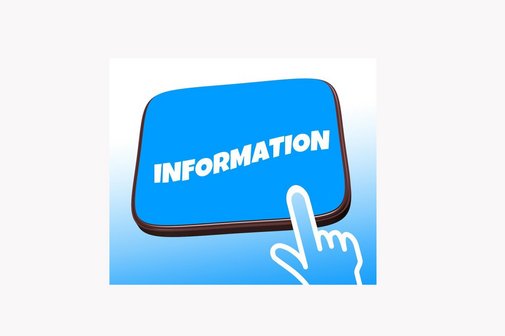 Bild zeigt Informationsnotiz als Hinweis auf Anmedungsverfahren