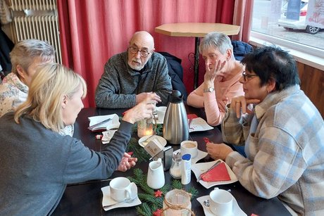Besucher des Weckmannessens