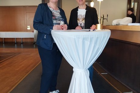 Sandra Hanschmidt und Tanja Hunke