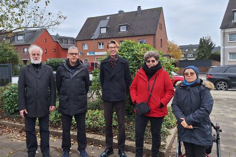 vier Vorstandsmitglieder mit Herrn Kraski (CDU) in der Mitte