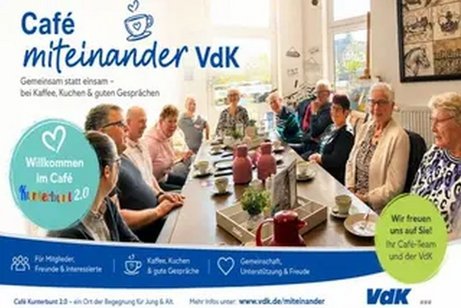Einladung zu Cafe Miteinander monatlich am ersten Mittwoch