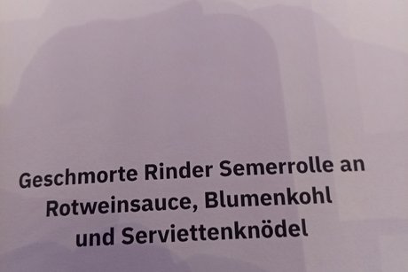 Das Menue