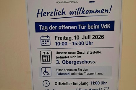 Plakat zum Tag der offenen Tür