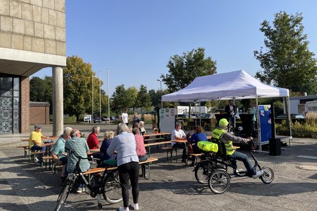 Während der Podiumsdiskussion