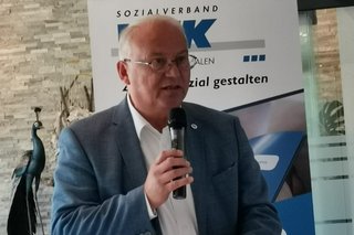 Wilfried Böhm als Vertreter des VdK Landesverbandes Düsseldorf