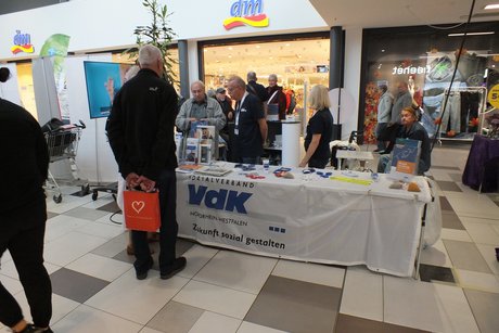 Ein VdK Informationsstand im Bero-Center.