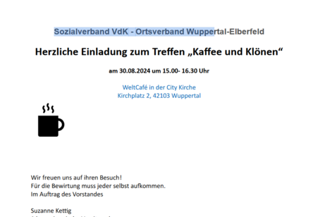 Einladung