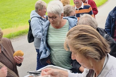 St&auml;rkung und Pause unterwegs
