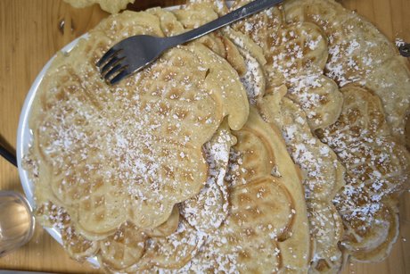gebackene Waffeln