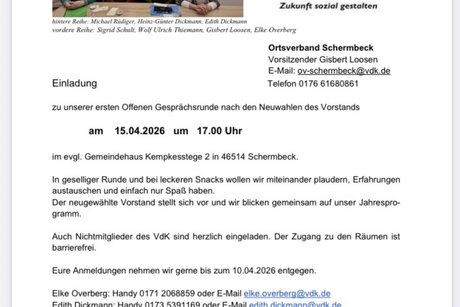 Einladung zur Offenen Gespr&auml;chsrunde