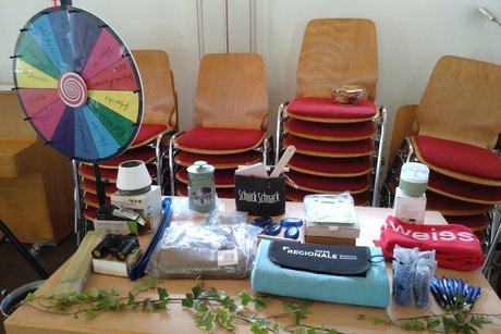 Glücksrad mit Gewinne