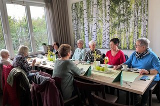 Gemütliches Kaffeetrinken