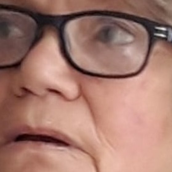 Weibliches Profild Brillenträgerin