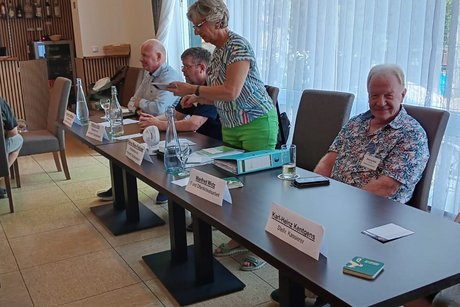 unsere Vorsitzende hält Ihre Ansprache
