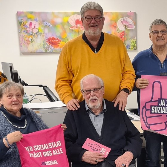 Hier ist der Kreisverbandsvorstand zu sehen