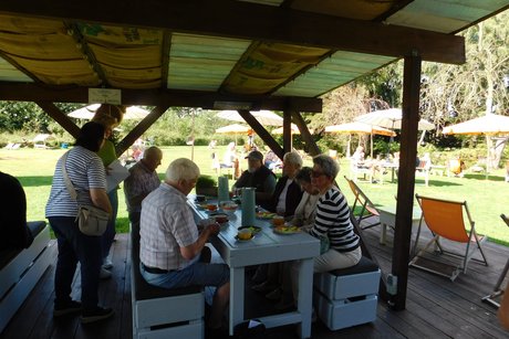 Besuch im Fietzengarten
