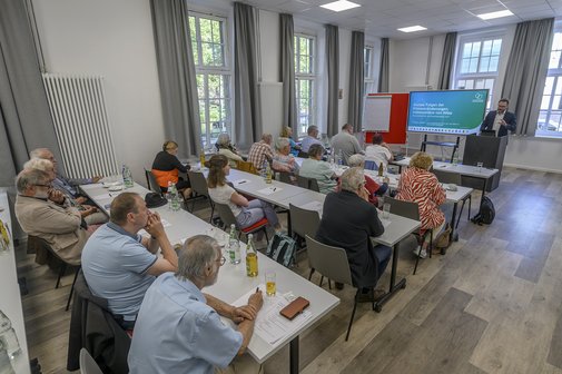 Kommunales Forum in Lohberg, Blick ins Publikum