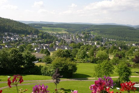 schöne Ausblick auf Bad Fredeburg