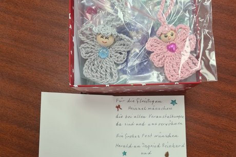 Engelchen von treuen Mitgliedern für unsere Ehrenamtliche Arbeit Geschenke für unsere Ehrenamtliche Tätigkeit