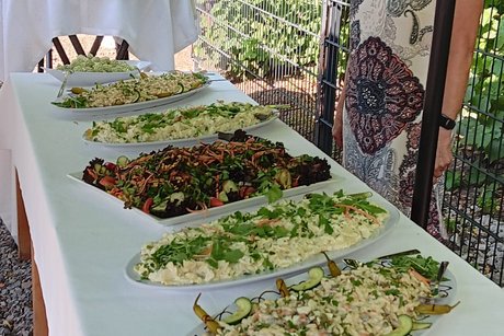 ......das Salat-Buffet