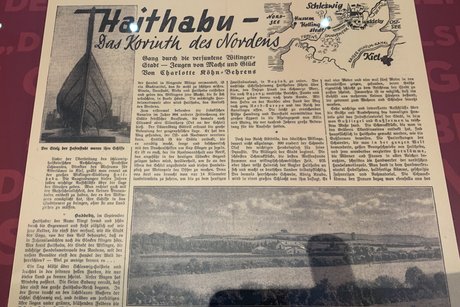 Haithabu Zeitungsbericht über Wikingermuseum Haithabu