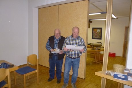 Ehrung f&uuml;r 25 j&auml;hrige Mitgliedschaft durch den stellvertretenden Vorsitzenden